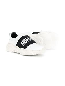 Moschino Kids Sneakers met logo - Wit