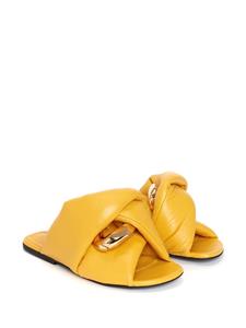 JW Anderson Slippers met ketting - Geel