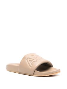 AMBUSH Slippers met logo-reliëf - Beige