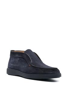 Santoni Suède laarzen - Blauw