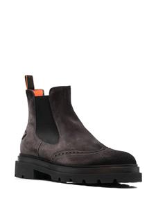 Santoni Suède laarzen - Grijs