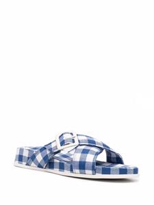 Camper Atonik sandalen met gingham ruit - Blauw