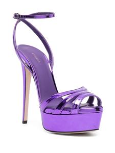 Le Silla Lola sandalen met plateauzool - Paars