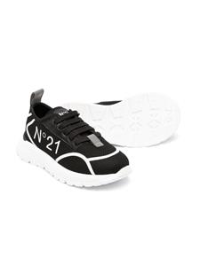 Nº21 Kids Sneakers met logoprint - Zwart