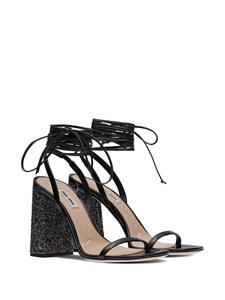 Miu Miu Sandalen met enkelbandje - Zwart
