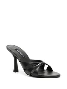 Senso Kashaya sandalen met open teen - Zwart