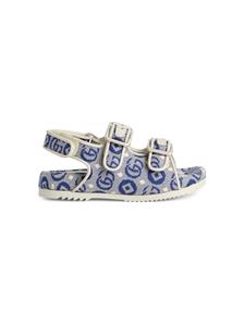 Gucci Kids Sandalen met GG-print - Blauw