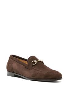 Scarosso horsebit-detail suede loafers - Bruin