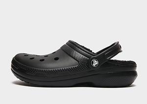 Crocs Pantoffels Classic Lined Clog , tuinschoen, slippers, klomp, met knuffelig nepleer