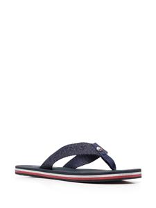 Tommy Hilfiger Teenslippers met open neus - Blauw