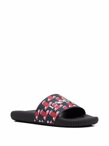 Lanvin Slippers met logoprint - Blauw