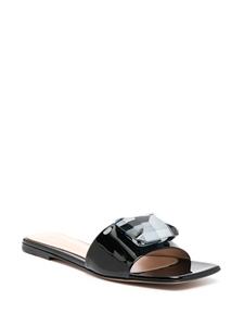 Gianvito Rossi Jaipur leren muiltjes - Zwart