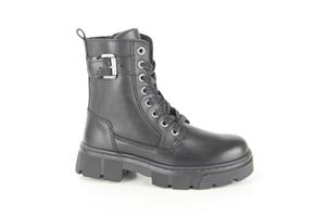 Bullboxer Aox501e6l blackb meisjes veterboots