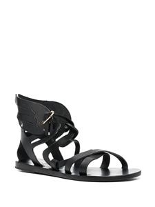 Ancient Greek Sandals Nephele leren sandalen - Zwart