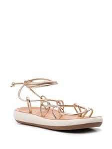 Ancient Greek Sandals Sandalen met gekruiste bandjes - Goud