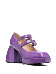Nodaleto Sandalen met vierkante neus - Paars