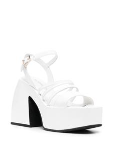 Nodaleto Bulla Chibi sandalen met plateauzool - Wit