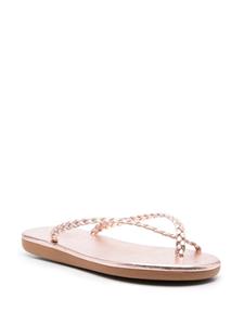 Ancient Greek Sandals Ioulia sandalen met gevlochten bandje - Roze