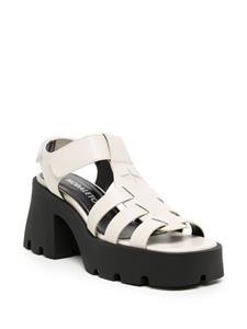 Nodaleto Bulla Emma leren sandalen - Wit