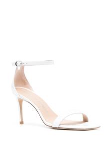 Stuart Weitzman NUNAKEDCURVE sandalen van lakleer - Wit