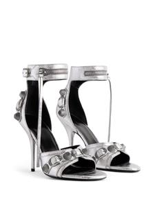 Balenciaga Le Cagole sandalen met metallic afwerking - Zilver