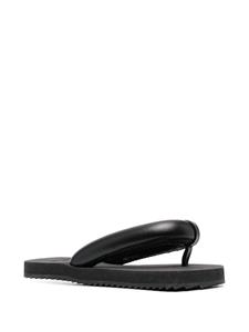 YUME YUME Suki teenslippers met gewatteerd bandje - Zwart