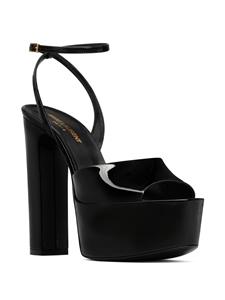 Saint Laurent Sexy sandalen met open neus - Zwart