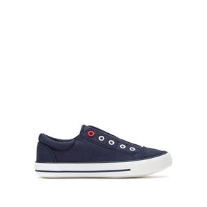 Tennisschoenen in stof om zo aan te trekken