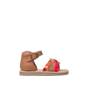 LA REDOUTE COLLECTIONS Sandalen in leer met bandjes