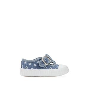 Sneakers in stof met bloemenprint