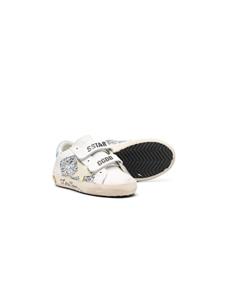 Golden Goose Kids Sneakers met klittenband - Wit