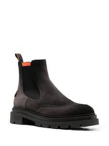 Santoni Enkellaarzen met elastische vlakken - Grijs