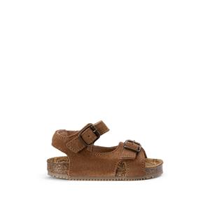 LA REDOUTE COLLECTIONS Sandalen in leer met gesp