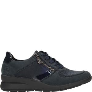 Rieker Veterschoen Dames Blauw