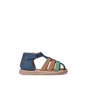 LA REDOUTE COLLECTIONS Leren sandalen met klittenband