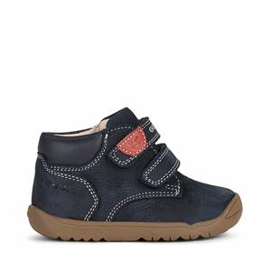 Geox Leren sneakers met klittenband, eerste stapjes, Macchia