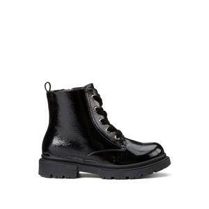 LA REDOUTE COLLECTIONS Gelakte bottines met rits en veters