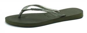 Stoute-schoenen.nl Havaianas Slim Logo Olive HAV69