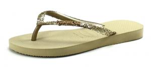 Stoute-schoenen.nl Havaianas Slim Logo Glitter Goud HAV70