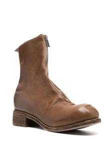 Guidi Laarzen met rits - Bruin