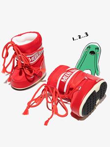 Moon Boot Kids Icon Mini snowboots - Rood