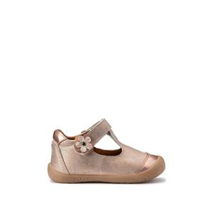 Glanzende ballerina's met klittenband