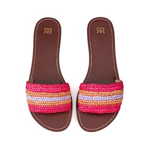 LA REDOUTE COLLECTIONS Muiltjes in raffia
