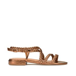 LA REDOUTE COLLECTIONS Gevlochten sandalen met platte hak