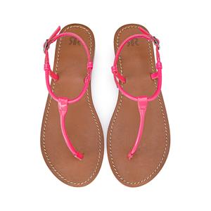 LA REDOUTE COLLECTIONS Sandalen leer met teenstuk