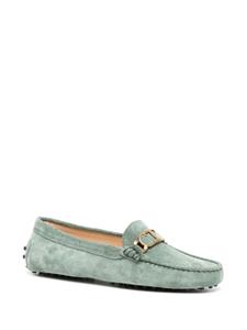 Tod's Loafers met logoplakkaat - Groen