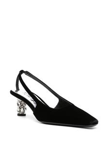 TOM FORD Fluwelen slingback pumps - Zwart