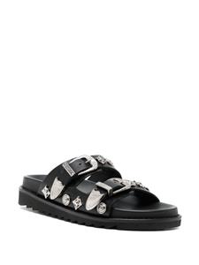 Toga Pulla Sandalen verfraaid met studs - Zwart