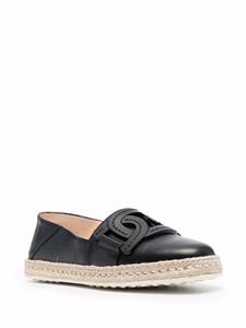 Tod's Espadrilles met ronde neus - Zwart