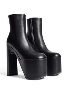Balenciaga Camden 160mm leather boots - Zwart